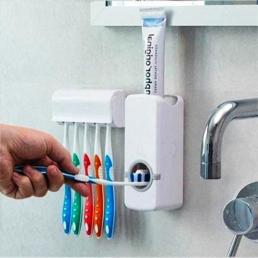Držač Četkica i Dozator Paste Za Zube | BRUSHBASE