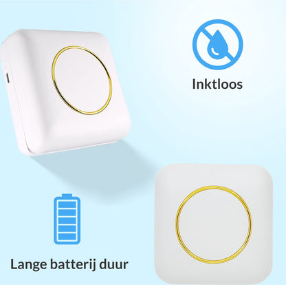 Mini Bluetooth Štampač za Telefon + GRATIS 13 Traka i 5 Markera