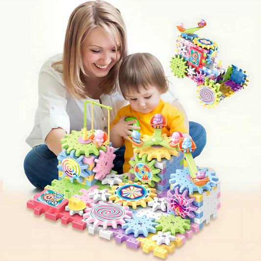 Kreativne Električne Kocke i Zupčanici – 165 Delova