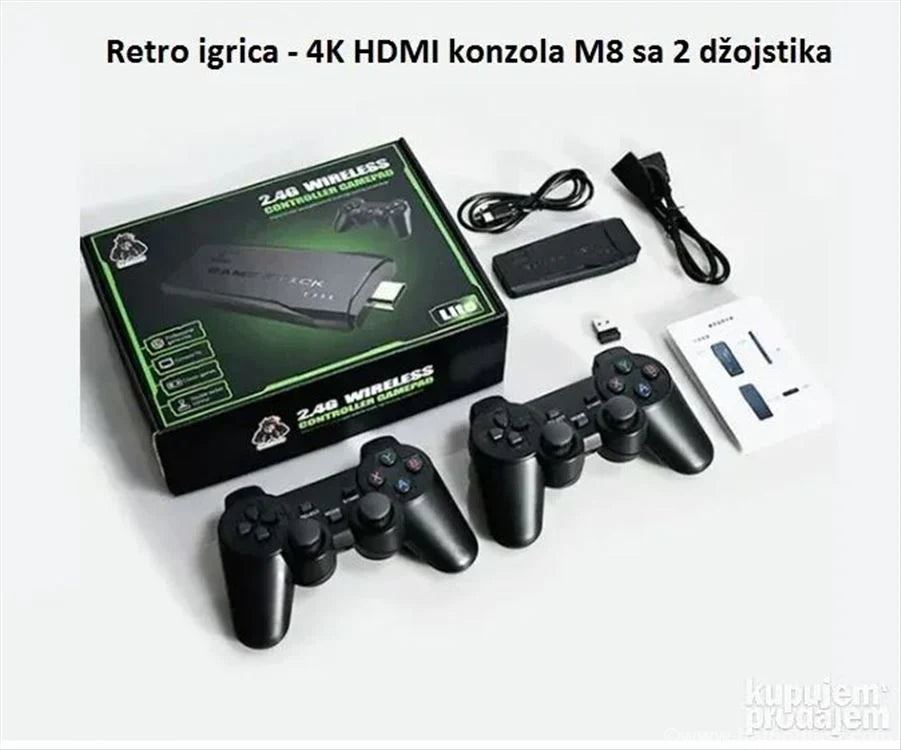 TV Game Stick RETRO Konzola – Preko 20.000 Igrica