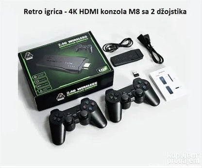 TV Game Stick RETRO Konzola – Preko 20.000 Igrica
