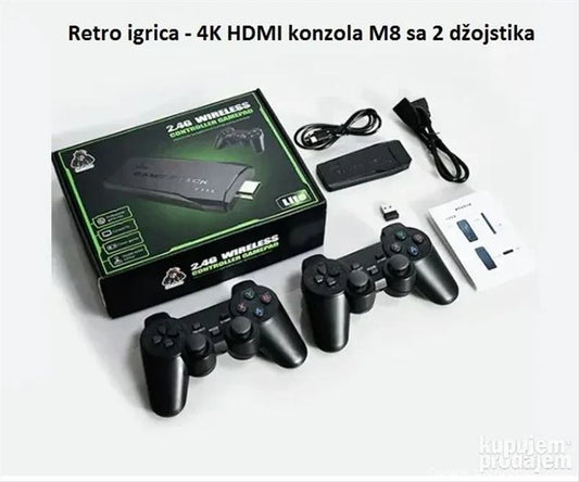 TV Game Stick RETRO Konzola – Preko 20.000 Igrica