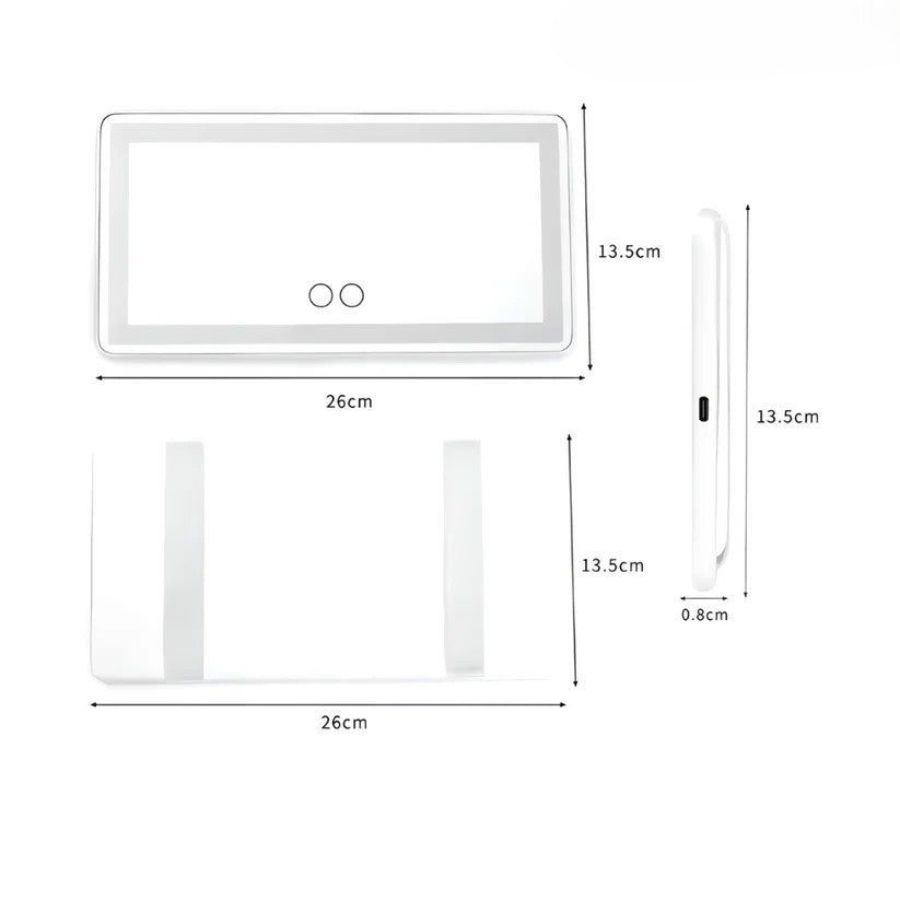 LED Ogledalo za Šminkanje u Autu