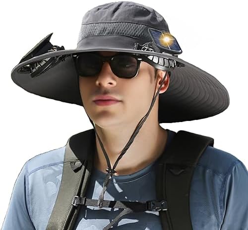 Šešir sa Ventilatorom na Solarno Napajanje