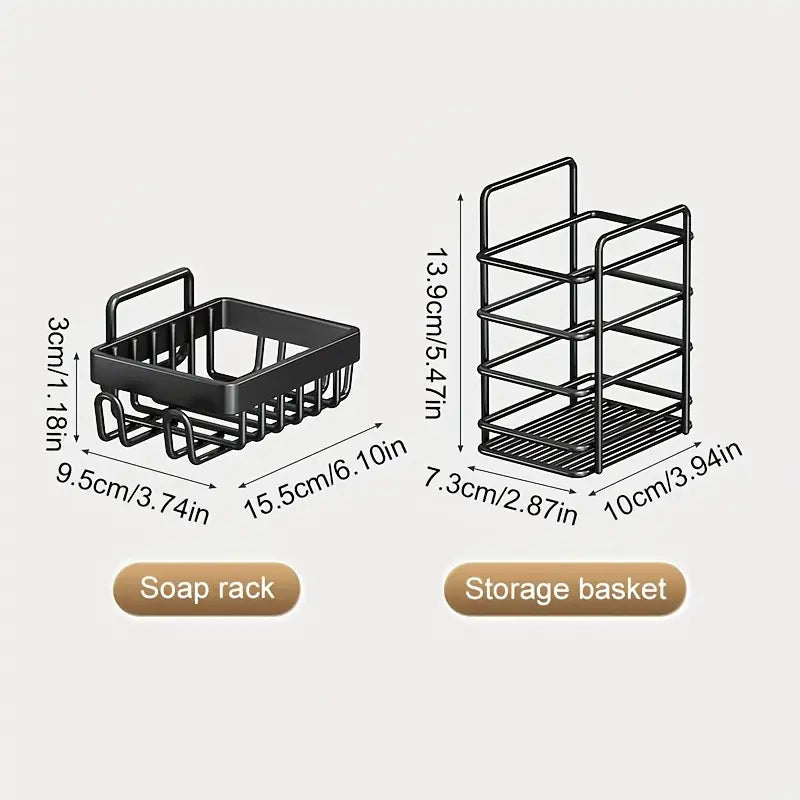 Set Ugaonih Tuš-Polica (5 Komada)