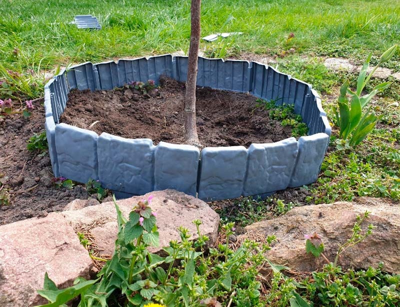 Ograda za Dvorište u Obliku Kamena (10 Kom) | MINIFENCE