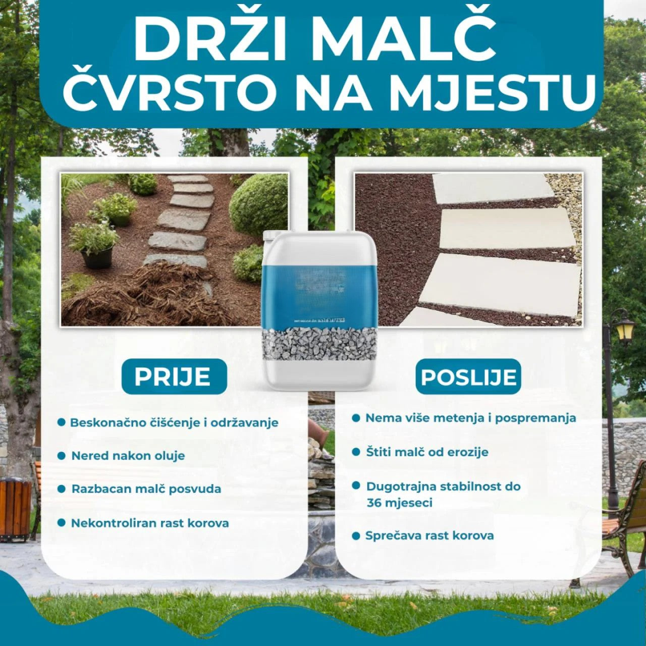 Lepak za Kamenčiće za Uređenje Dvorišta
