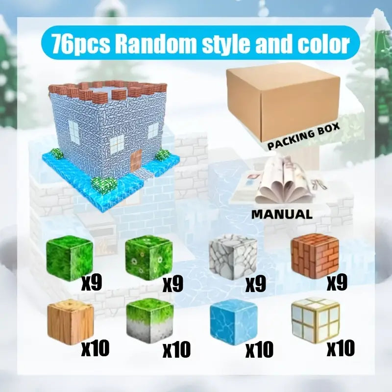 Minecraft Magnetne Kocke – Creative World Setovi (76 i 192 Dela)