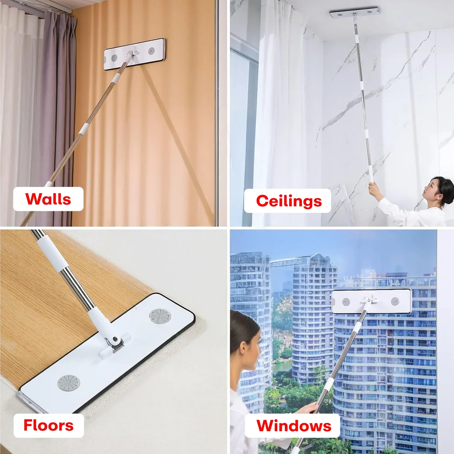 Super Mop za Čišćenje sa Kantom + 2 Krpe