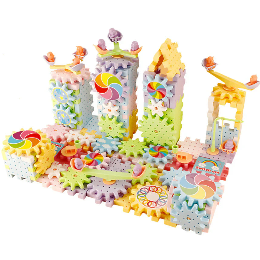 Kreativne Električne Kocke i Zupčanici – 165 Delova