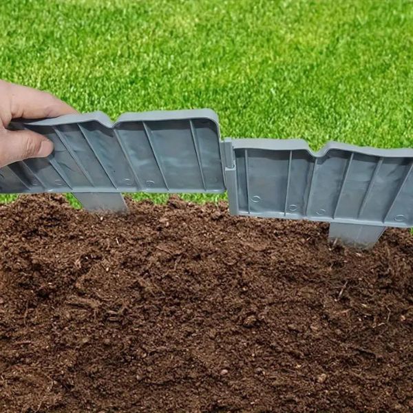 Ograda za Dvorište u Obliku Kamena (10 Kom) | MINIFENCE