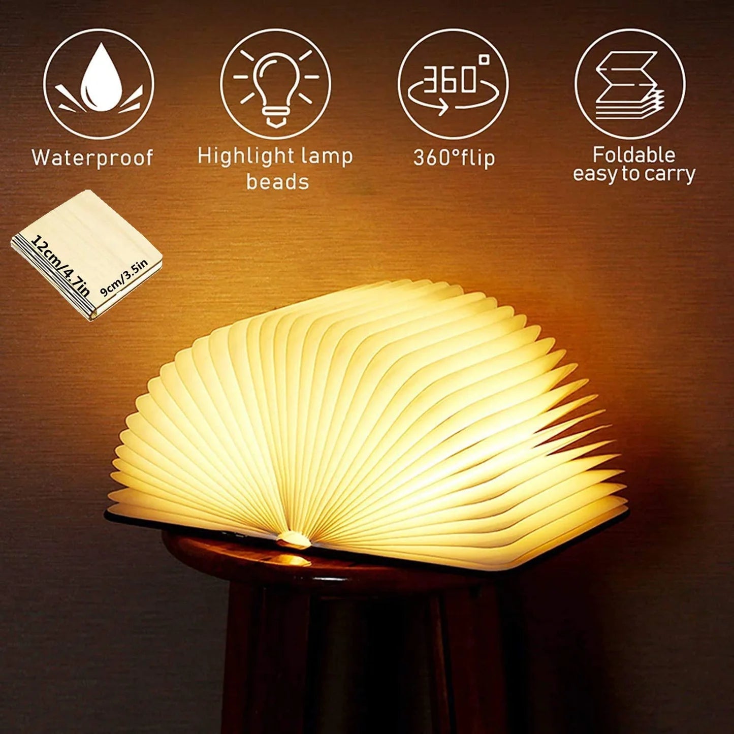 Lampa u Obliku Knjige
