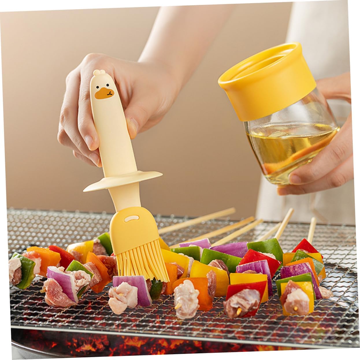 Silikonska Flašica za Ulje u Obliku Patkice