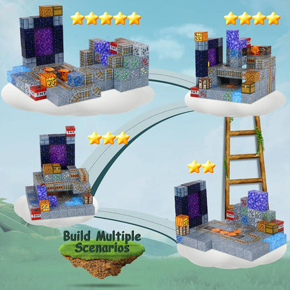 Minecraft Magnetne Kocke – Creative World Setovi (76 i 192 Dela)