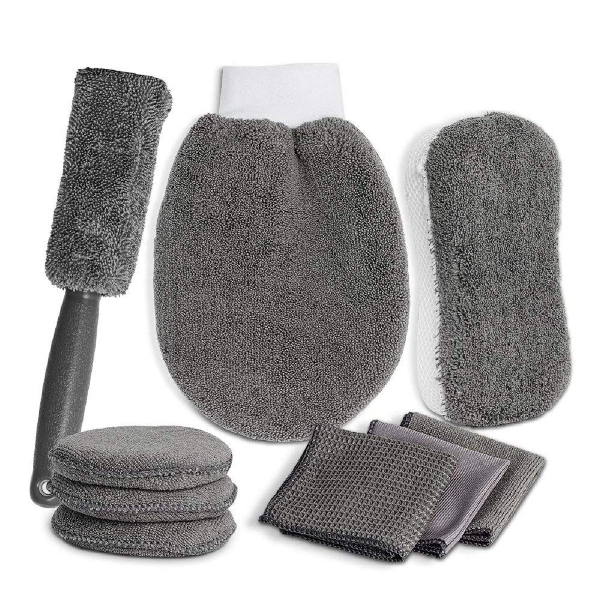 Set Krpa za Pranje i Čišćenje Vozila 9u1