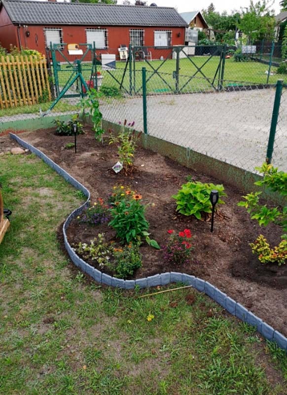 Ograda za Dvorište u Obliku Kamena (10 Kom) | MINIFENCE