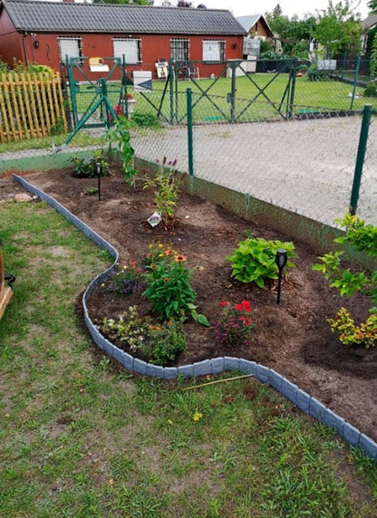 Ograda za Dvorište u Obliku Kamena (10 Kom) | MINIFENCE
