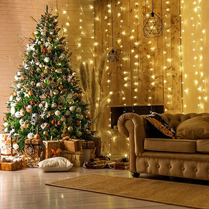 Novogodišnja LED Svetla za Zavesu 3 x 3m