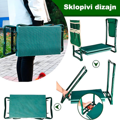 Višenamenska Klupica za Rad u Bašti | KNEEBENCH