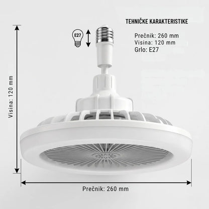 LED Plafonski Ventilator