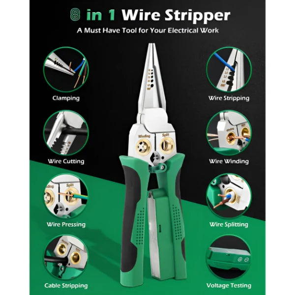 8 u 1 Višenamenska Klešta za Struju | POWERPLIERS