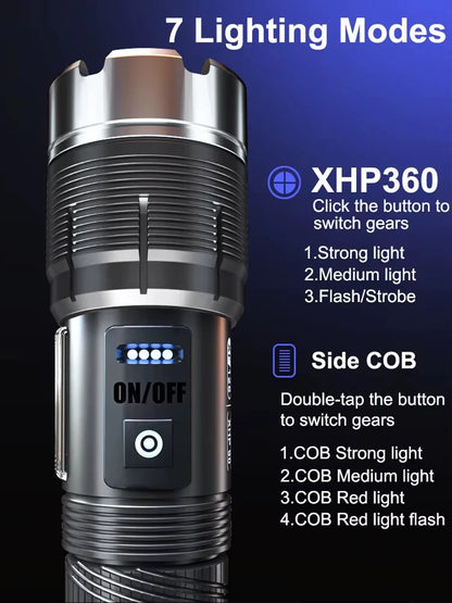 Super Snažna LED Laserska Lampa