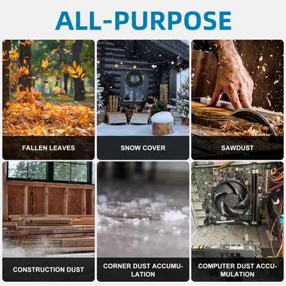 Električni Duvač Snega i Lišća + 2 Baterije