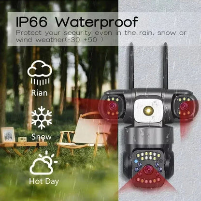 15MP Bežična Kamera PTZ Spoljašnja Tri Sočiva