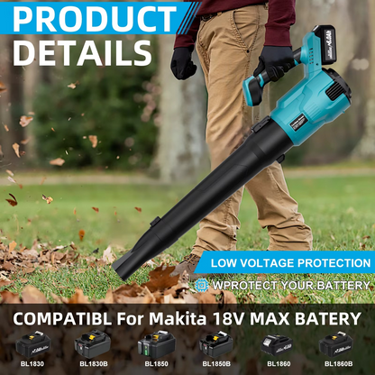 Električni Duvač Snega i Lišća + 2 Baterije