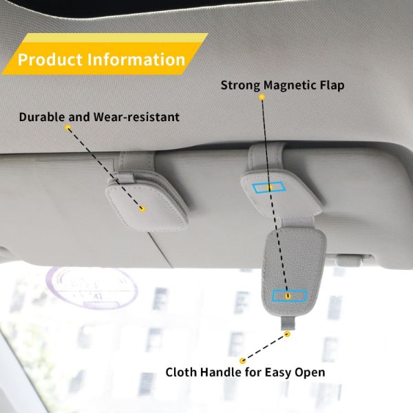 Držač Naočara za Automobil (2 Komada) | MAGSUNS