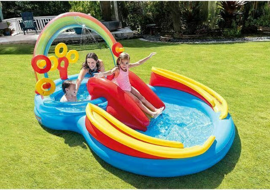 Intex Dečiji Bazen sa Toboganom 297 × 193 × 135 cm