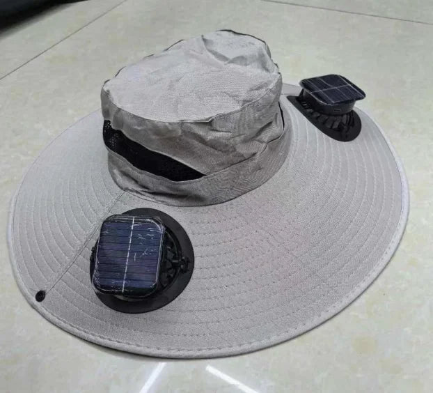 Šešir sa Ventilatorom na Solarno Napajanje