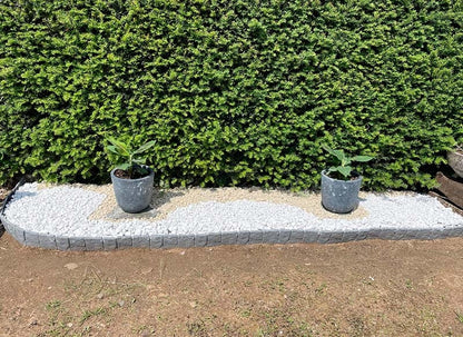 Ograda za Dvorište u Obliku Kamena (10 Kom) | MINIFENCE