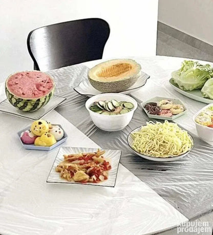 Jednokratni Stoljnjaci Zaštitne Folije za Sto 180cm (10 Komada)