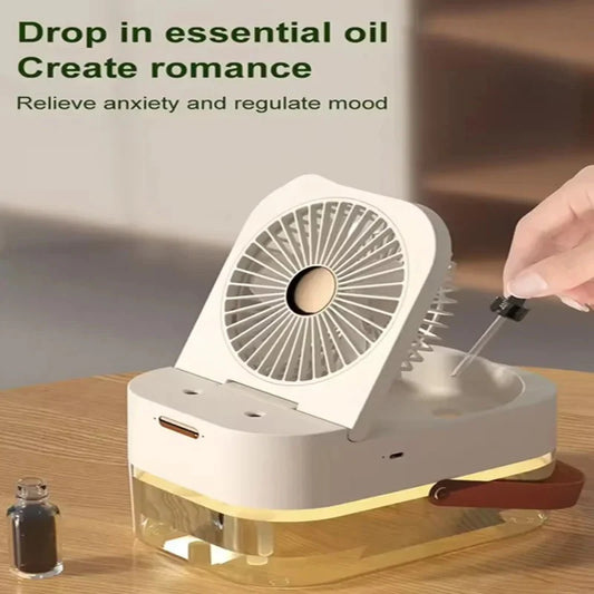 3u1 LED Ventilator sa Ovlaživačem Vazduha