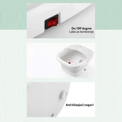 Sklopiva Hidromasažna Kadica za Pedikir