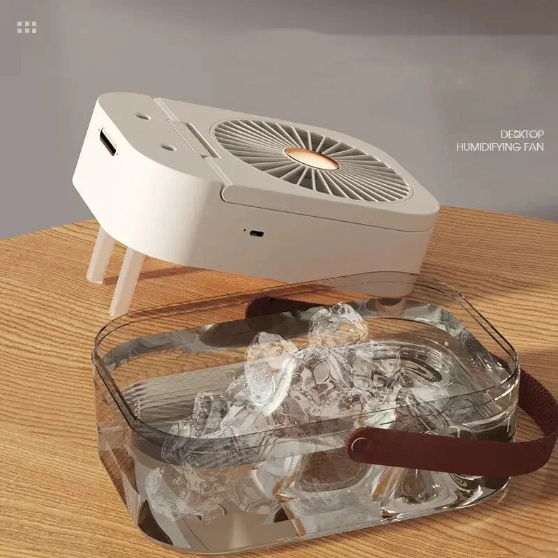 3u1 LED Ventilator sa Ovlaživačem Vazduha