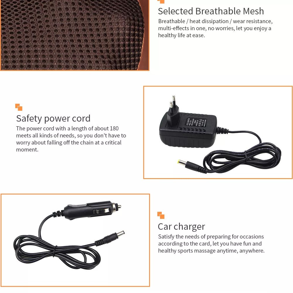 SHIATSU Jastuk - Prenosivi Masažer