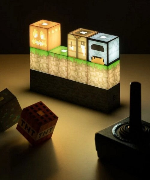 Minecraft USB LED Lampa sa Svetlećim Kockicama