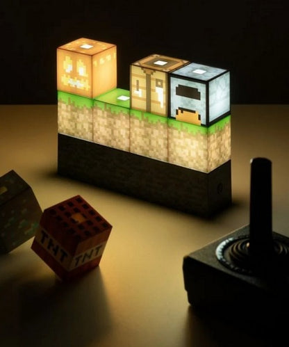 Minecraft USB LED Lampa sa Svetlećim Kockicama