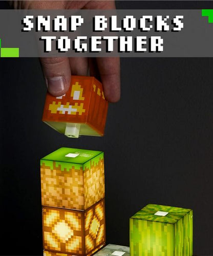 Minecraft USB LED Lampa sa Svetlećim Kockicama