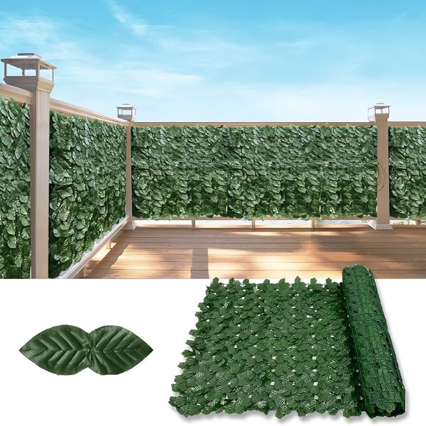 Mreža Ograda od Veštačkog Lišća 3m x 0.5m
