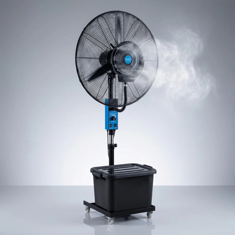 Profesionalni Ventilator sa Misting Sistemom