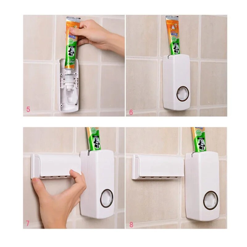 Držač Četkica i Dozator Paste Za Zube | BRUSHBASE