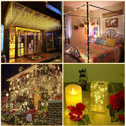 Novogodišnja LED Svetla za Zavesu 3 x 3m