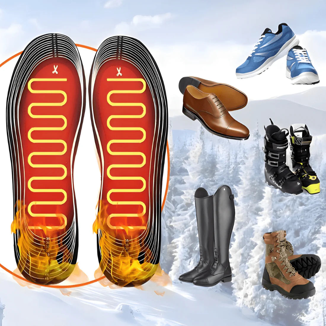 Ulošci sa Grejačima za Obuću + GRATIS PowerBank