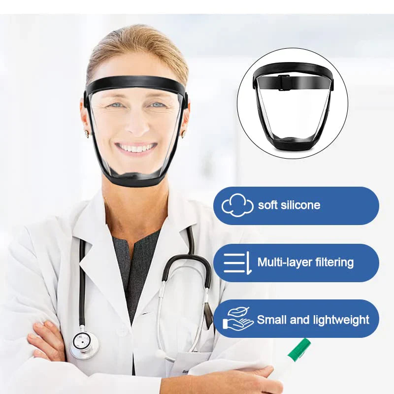 Vizir Maska za Celo Lice 1+1 GRATIS!