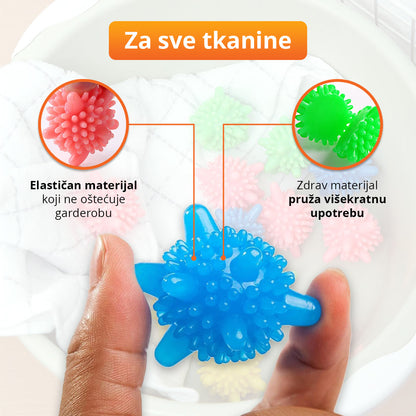 Kuglice za Pranje i Sušenje Veša – Bez Gužvanja (12 Kom)